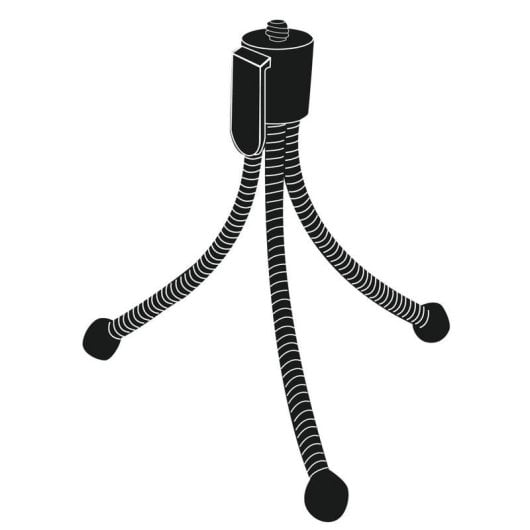 Minitrípode Flexible Hama Flexi con Patas Articuladas y Clip Smartphone