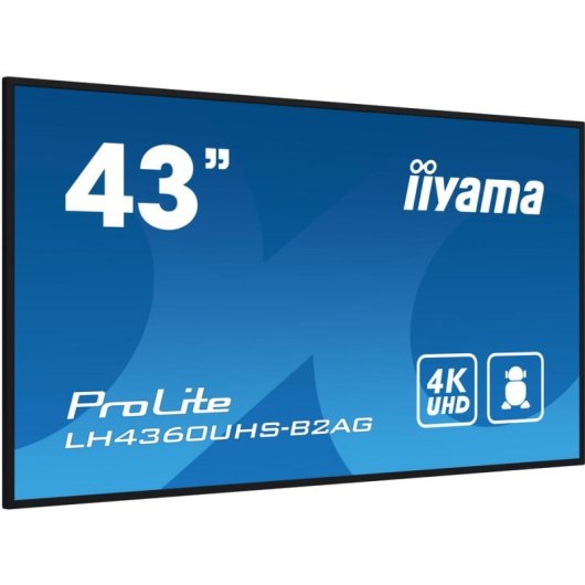 Monitor fuer Signage iiyama LH4360UHS-B2AG 4K Android 11