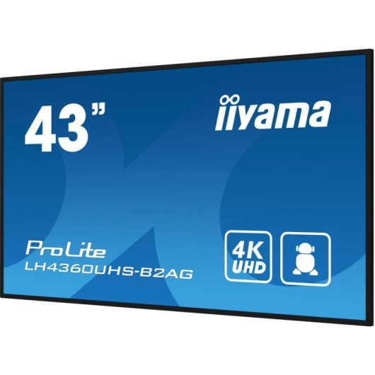 Monitor fuer Signage iiyama LH4360UHS-B2AG 4K Android 11
