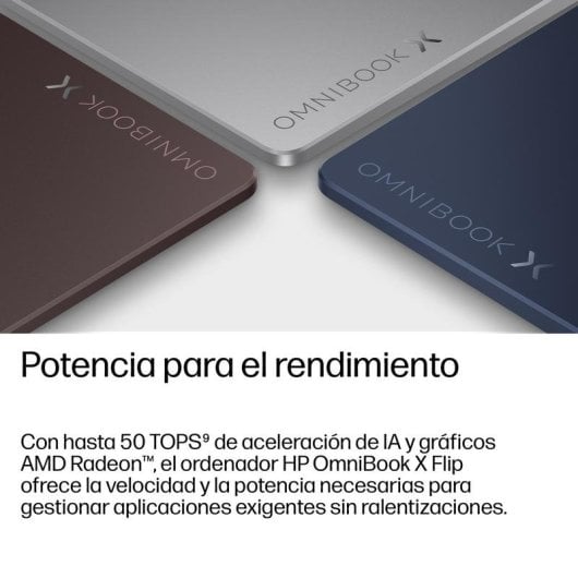 Portátil HP OmniBook X Flip 14-kc0005nsx 14" AMD Ryzen AI 9 445 32GB 1TB SSD Radeon 880M Windows 11