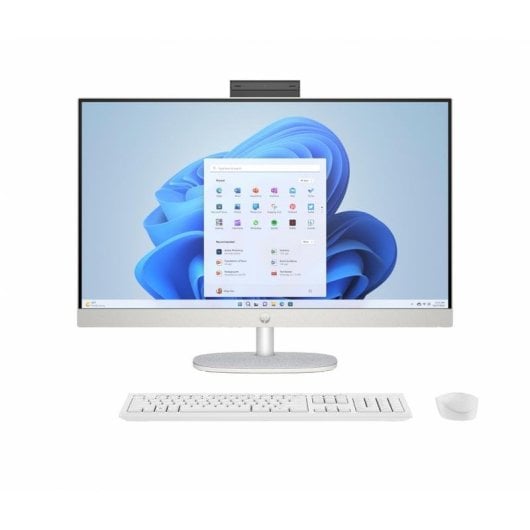 Ordenador Todo en uno HP 27-cr0125ns Intel Core i5-1335U 16GB 512GB SSD Iris Xe 27" Windows 11 Home Blanco