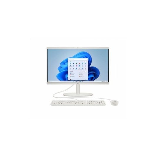 PC Tout-en-un HP 22-dg0024ns Intel N100 8Go 512Go SSD UHD Graphics 21.4" Windows 11 Home Blanc