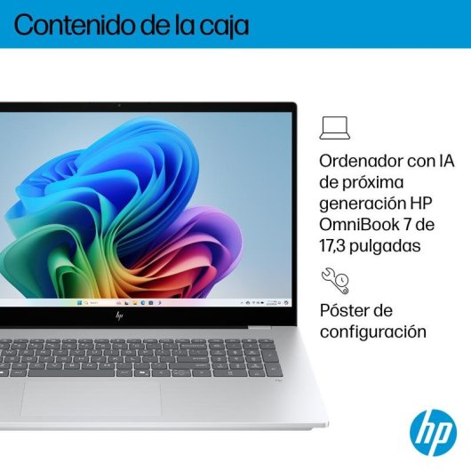Portátil HP OmniBook 7 17,3" Intel Core Ultra 5 226V 16GB 1TB SSD Intel Arc Graphics 130V Windows 11