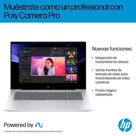 Portátil HP OmniBook 7 17,3" Intel Core Ultra 5 226V 16GB 1TB SSD Intel Arc Graphics 130V Windows 11