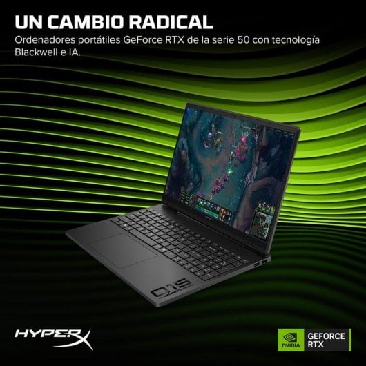 Portátil HP HyperX OMEN 15-gb0016ns 15.3" AMD Ryzen 7 260 24GB 1TB SSD RTX 5060 FreeDOS