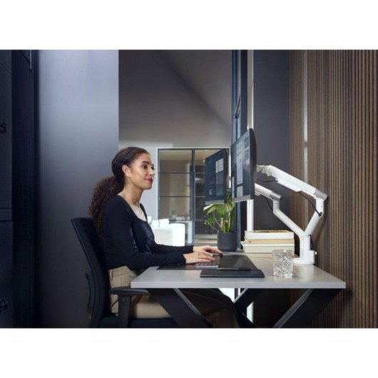 One For All DM7220 Support Moniteur Double Bureau 13 à 35" VESA 75x75 à 100x100 Max 10Kg