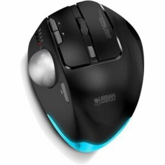 Ratón Urban Factory EMT01UF Bluetooth RF Sans Fil 4800 DPI Noir Multi-Éclairage