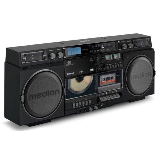 Radio CD Medion Life P66538 20W RMS Bluetooth 5.1 DAB+ FM CD Cassette USB