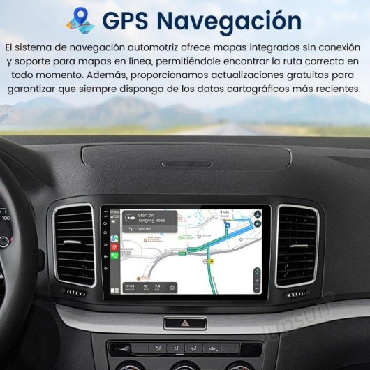Autoradio JUNSUN 2+64Go Android 15 CarPlay Android Auto