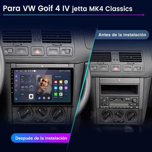 Autoradio JUNSUN V1Pro 9in CarPlay Android Auto 4+64Go