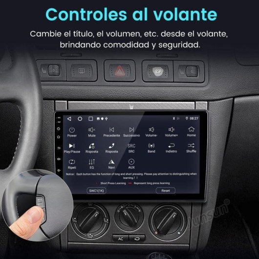 Autoradio JUNSUN V1Pro 9in CarPlay Android Auto 4+64Go