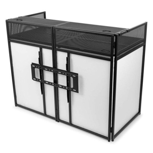 Cabina DJ Vonyx DB6 Plegable con Soporte TV 32"-65" y Bolsa Transporte