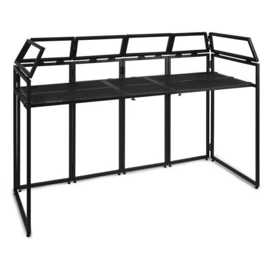 Cabina DJ XL Vonyx DB5 plegable aluminio con fundas licra