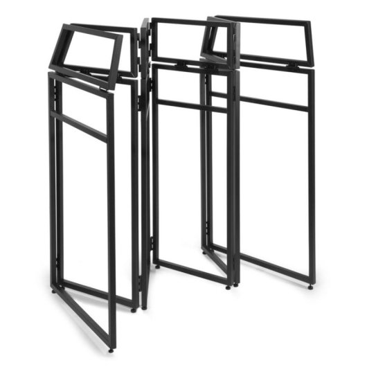 Cabina DJ XL Vonyx DB5 plegable aluminio con fundas licra