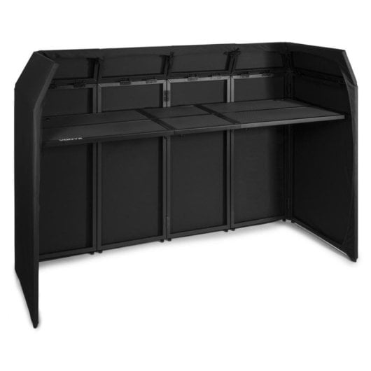 Cabina DJ XL Vonyx DB5 plegable aluminio con fundas licra