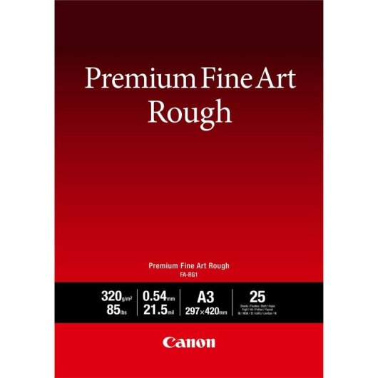 Papel Fotográfico Canon Fine Art A3 320 g/m² 25 Hojas
