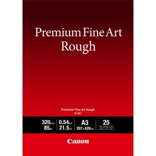 Papel Fotográfico Canon Fine Art A3 320 g/m² 25 Hojas