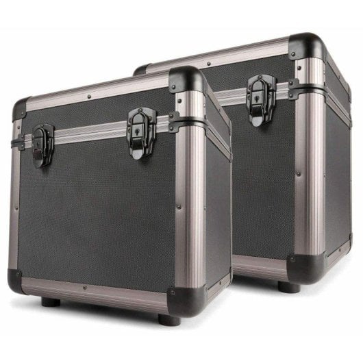 Estuche Vinilo Power Dynamics RC100 12" titanio juego de 2