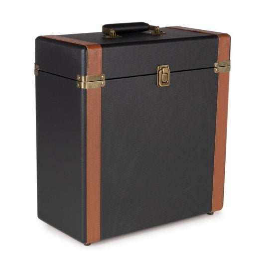 Maleta Audizio RC37 para 35 discos de vinilo Negro
