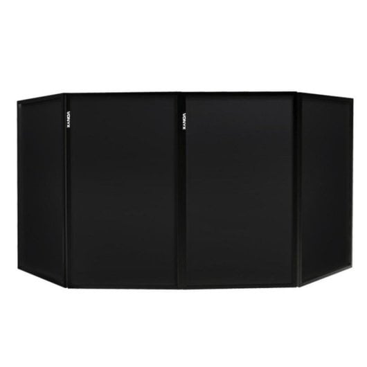 Vonyx DB2B Pantalla Plegable DJ 120 x 70 cm 4 Paneles Negro