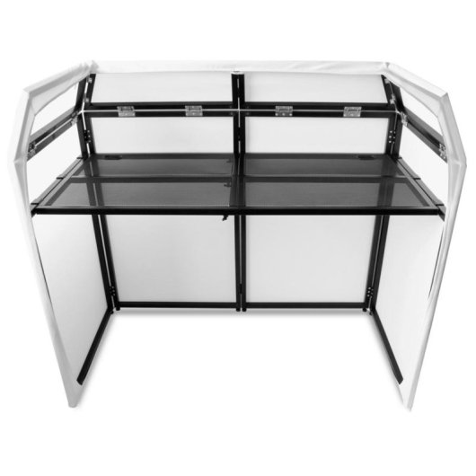 Cabina plegable de DJ Vonyx DB3 con mesa integrada y aluminio ligero