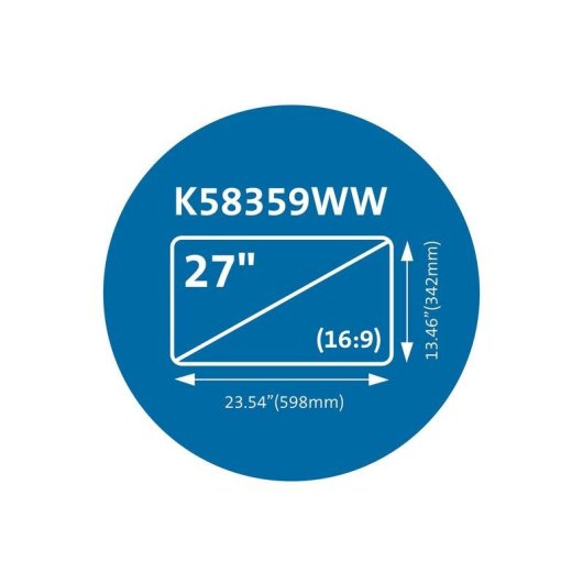 Filtre de confidentiality magnetique Kensington MagPro 27 pouces 16:9