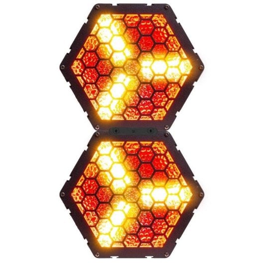 Cegadoras BeamZ RB90-5 Pack 2x LED Ámbar RGB DMX 5 pines