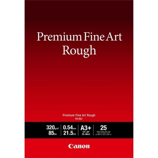 Carta fotografica Canon Premium Fine Art FA-RG1 A3+ 320 g/m2 25 fogli