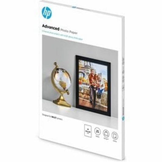 Papel fotográfico HP Advanced Brillante 250 g/m² A4 25 hojas