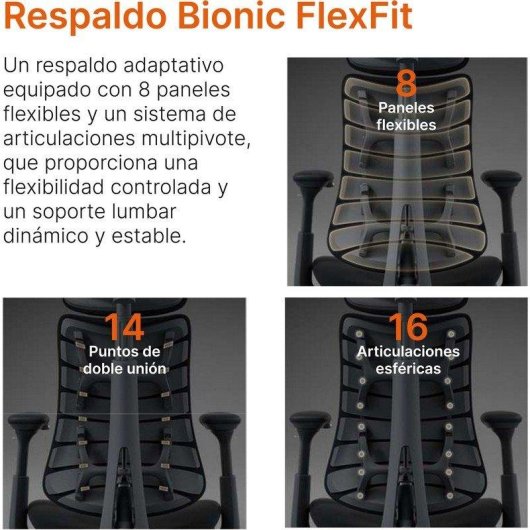 Silla Ergonómica Gaming LiberNovo Omni Gen Grafito