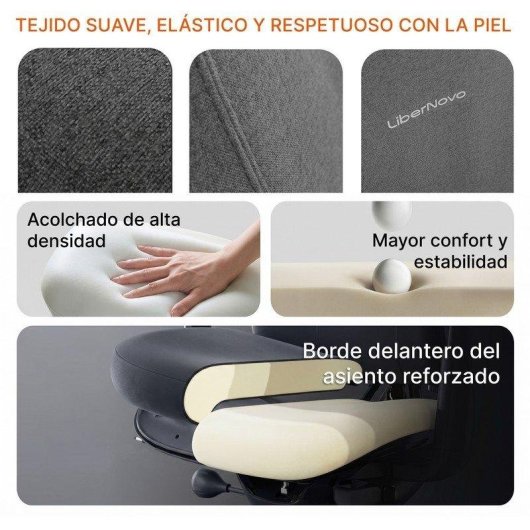 Silla Ergonómica Gaming LiberNovo Omni Gen Grafito