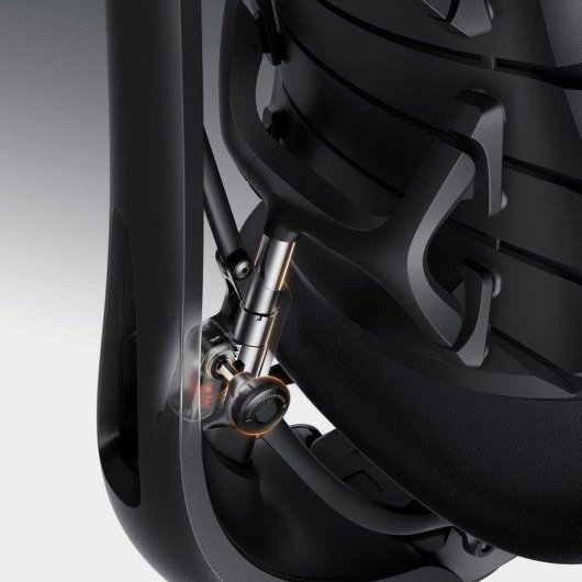 Silla ergonómica Libernovo Omni SE negra soporte lumbar y reclinación 160°