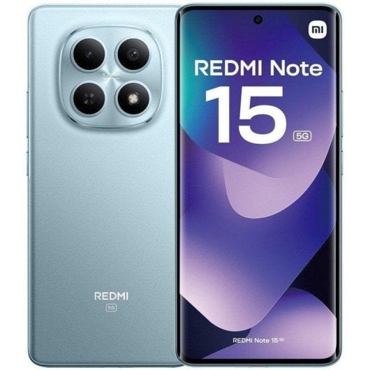 Xiaomi REDMI Note 15 5G 8GB 256GB 6.77" Azul Glaciar Incluye Cargador 45W