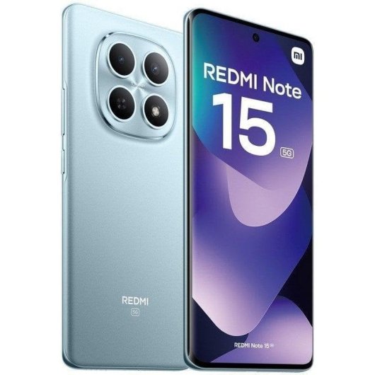 Xiaomi REDMI Note 15 5G 8GB 256GB 6.77" Azul Glaciar Incluye Cargador 45W