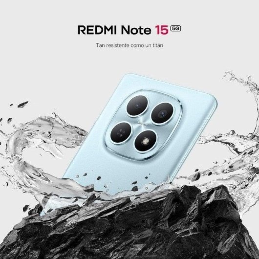 Xiaomi REDMI Note 15 5G 8GB 256GB 6.77" Azul Glaciar Incluye Cargador 45W
