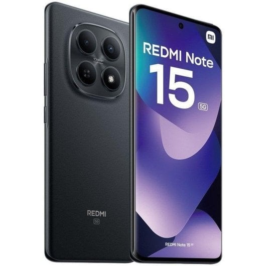 Xiaomi REDMI Note 15 5G 8GB 256GB 6.77" Negro Incluye Cargador 45W