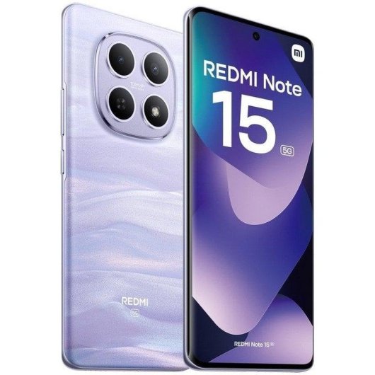 Xiaomi REDMI Note 15 5G 8GB 256GB 6.77" Púrpura Incluye Cargador 45W