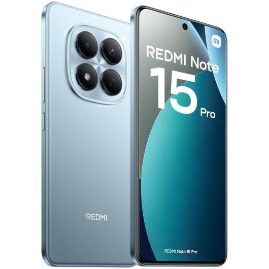 Xiaomi REDMI Note 15 Pro 4G 8GB 256GB 6.77" Azul Glaciar Incluye Cargador 45W