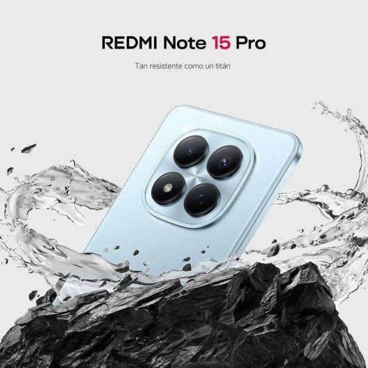 Xiaomi REDMI Note 15 Pro 4G 8GB 256GB 6.77" Azul Glaciar Incluye Cargador 45W