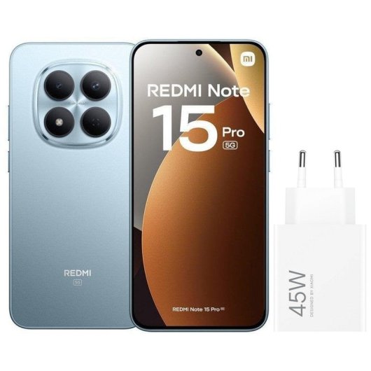 Xiaomi REDMI Note 15 Pro 5G 8GB 256GB 6.83" Azul Glaciar Incluye Cargador 45W