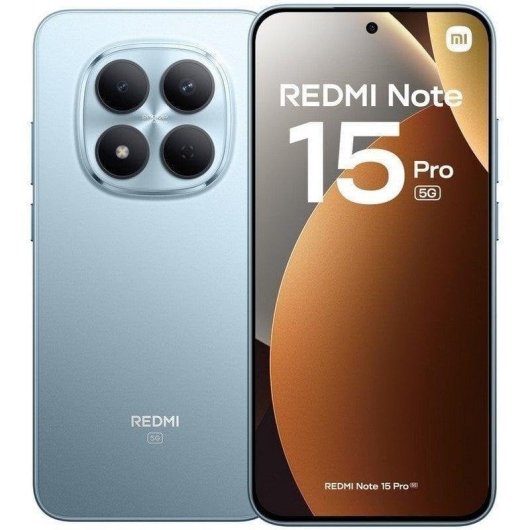 Xiaomi REDMI Note 15 Pro 5G 8GB 256GB 6.83" Azul Glaciar Incluye Cargador 45W