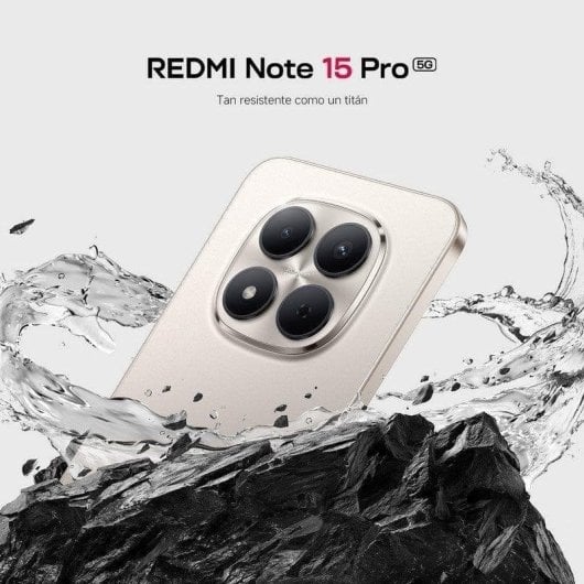 Xiaomi REDMI Note 15 Pro 5G 8GB 256GB 6.83" Titanio Incluye Cargador 45W