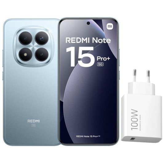Xiaomi REDMI Note 15 Pro Plus 5G 8GB 256GB 6.83" Azul Glaciar Incluye Cargador 100W