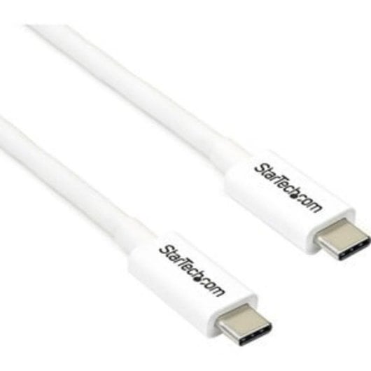 Cable Thunderbolt 3 Passif StarTech 2m 20Gbps PD 100W 4K Blanc