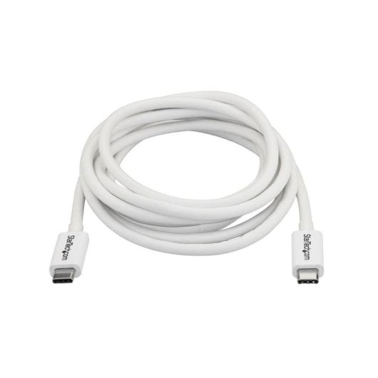 Cable Thunderbolt 3 Passif StarTech 2m 20Gbps PD 100W 4K Blanc
