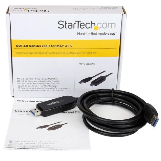 Cabo de Transferência StarTech.com USB 3.0 1,8 m Mac e Windows