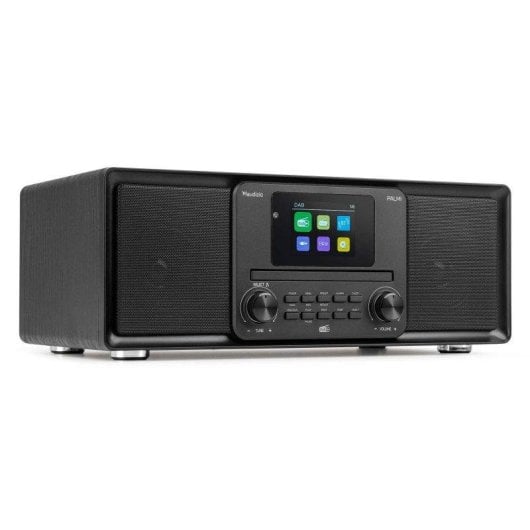 Radio portátil Audizio Palmi 60W RMS DAB+ FM Bluetooth USB CD Negro