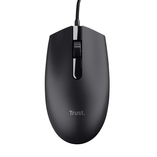 Mouse Trust Basi USB 1200 DPI Nero Ambidestro 3 Pulsanti Cavo