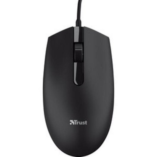 Mouse Trust Basi USB 1200 DPI Nero Ambidestro 3 Pulsanti Cavo