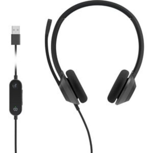 Auricolari Cisco 322 con cavo USB-A cancellazione rumore ufficio nero